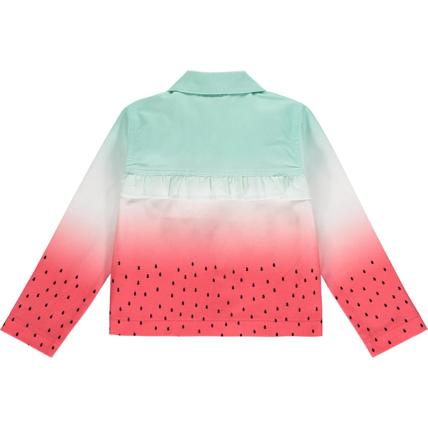 A DEE - Emma Ombré Denim Jacket- Mint