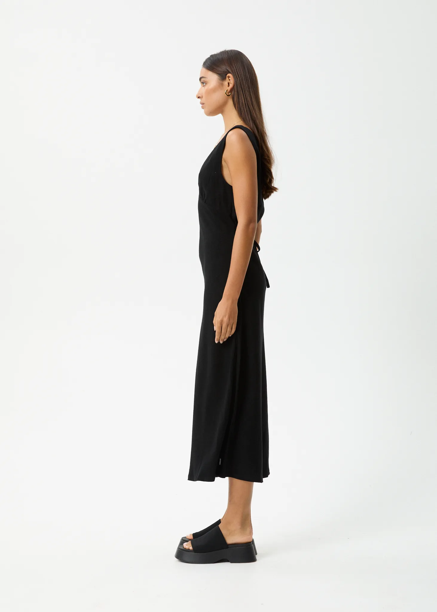 AFENDS Womens Amaya - Maxi Dress - Black