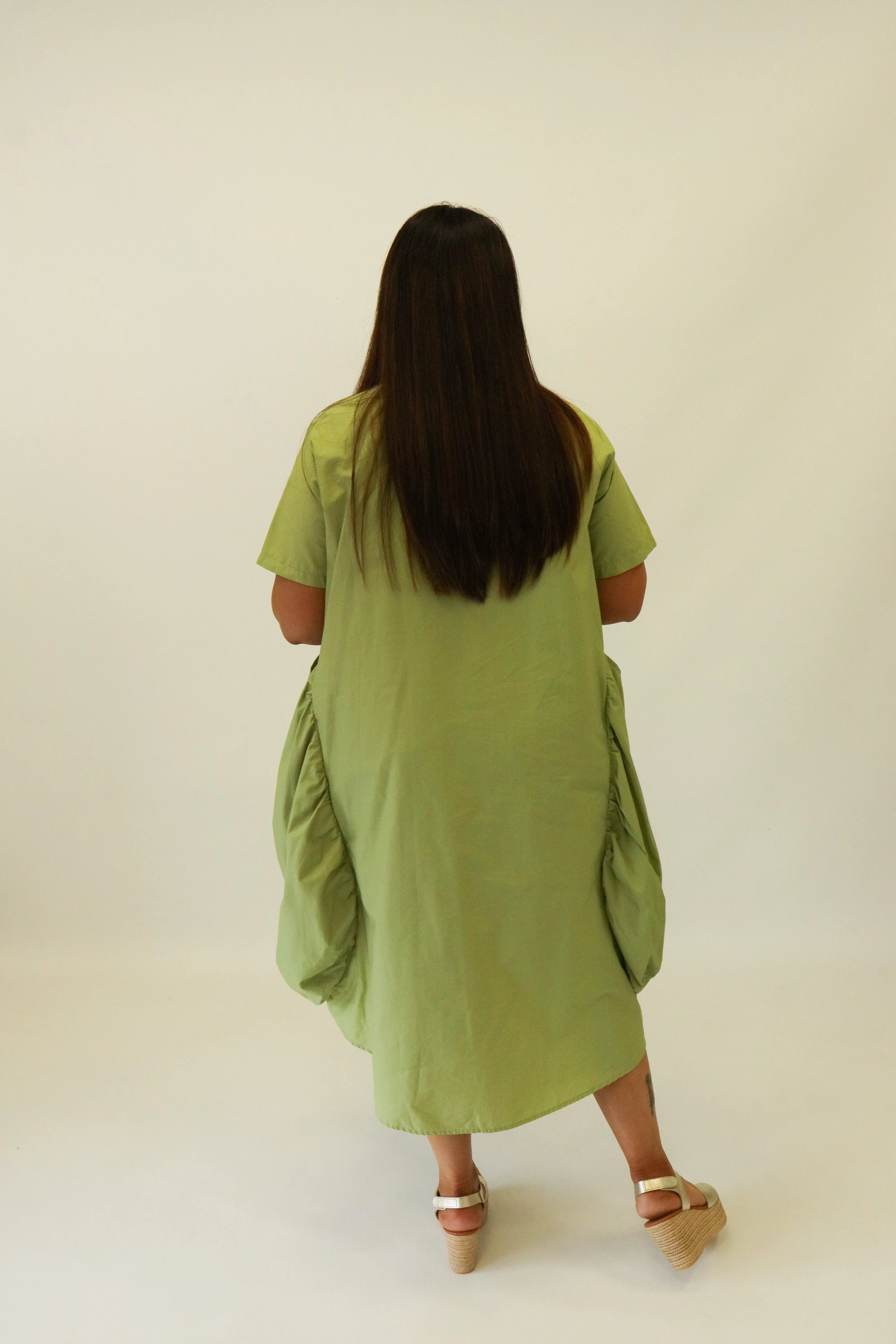 Avery Dress in Khaki