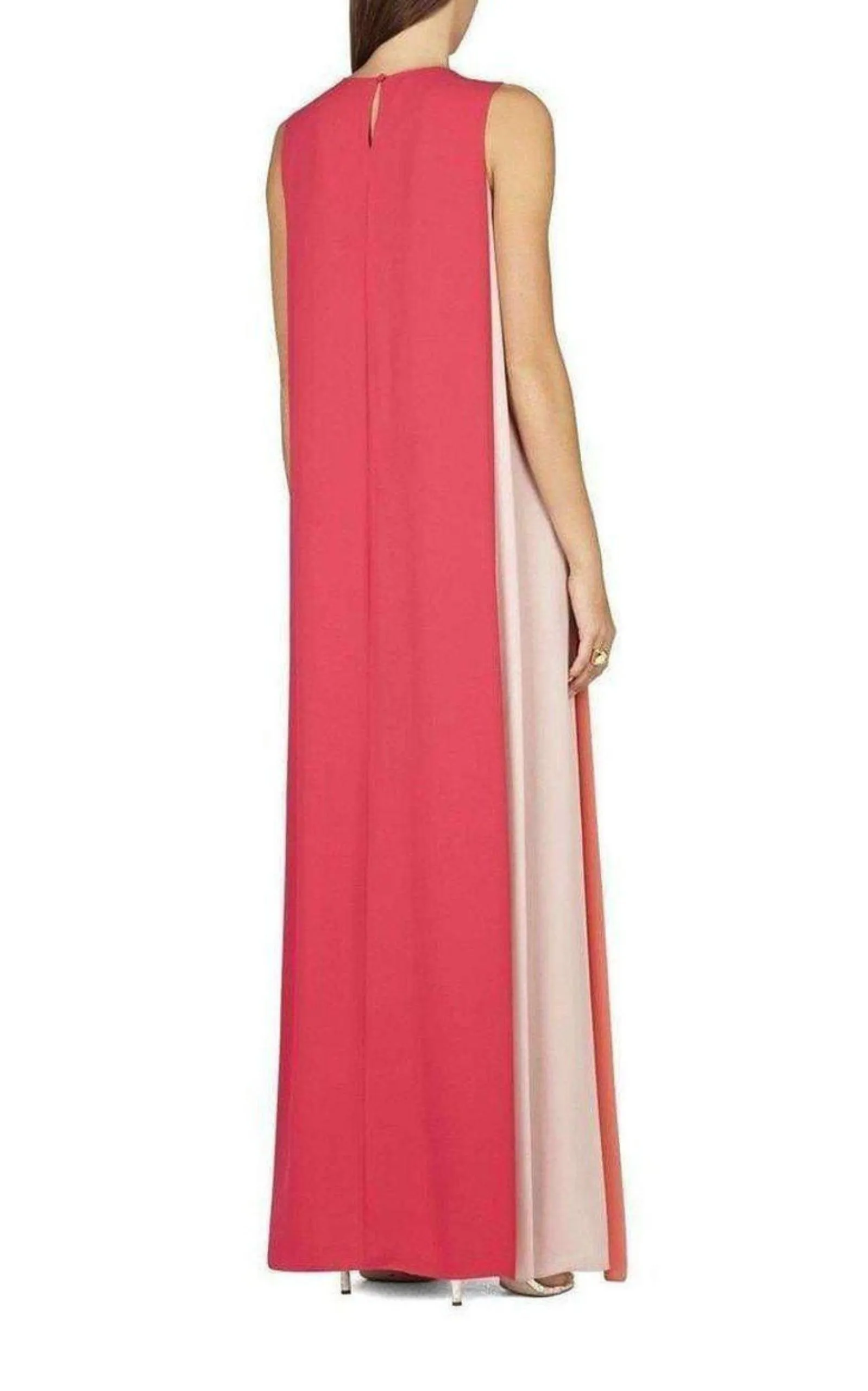 Bethanie Sleeveless Color-Blocked Maxi Dress