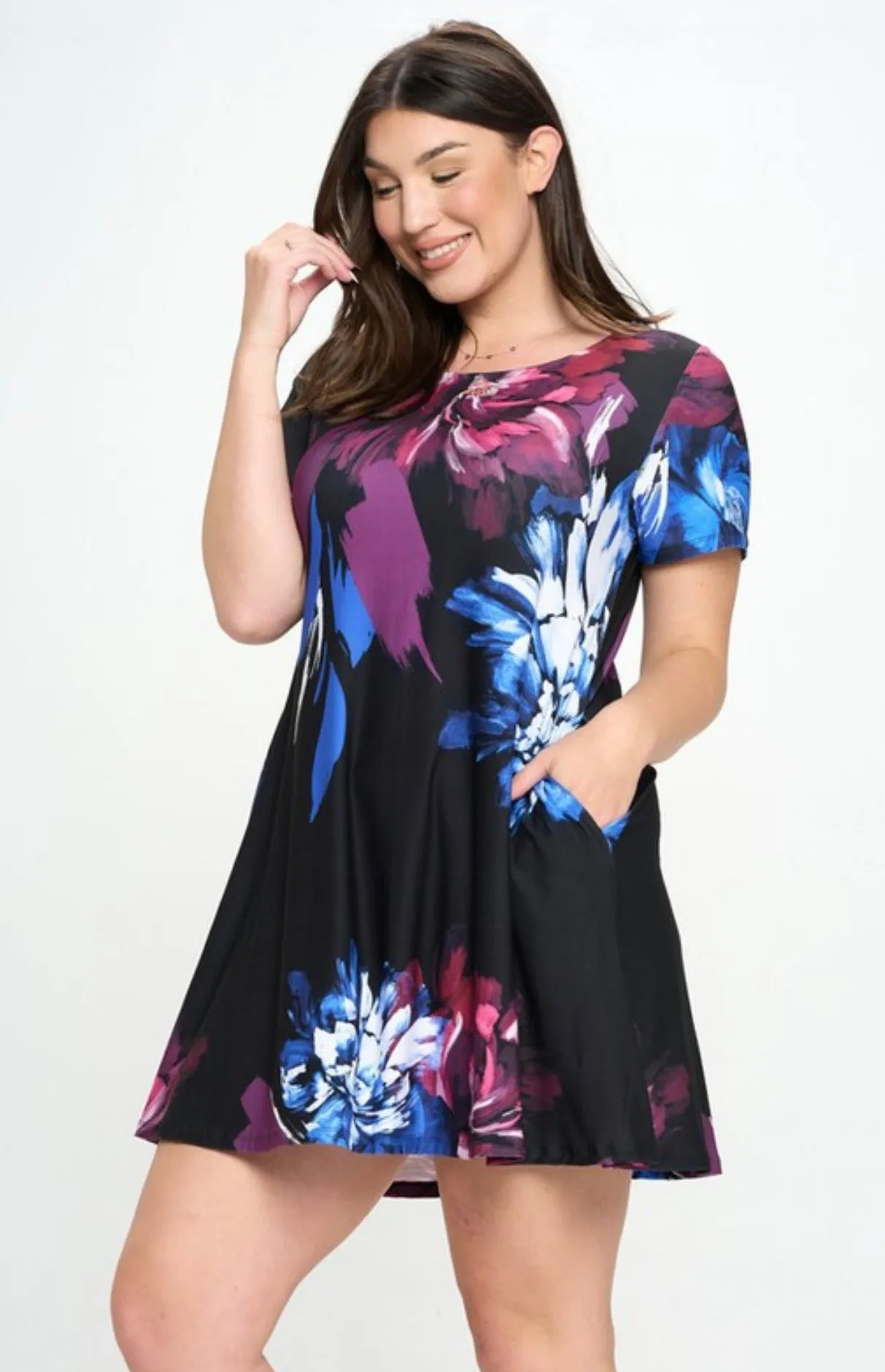 Black Floral Dress