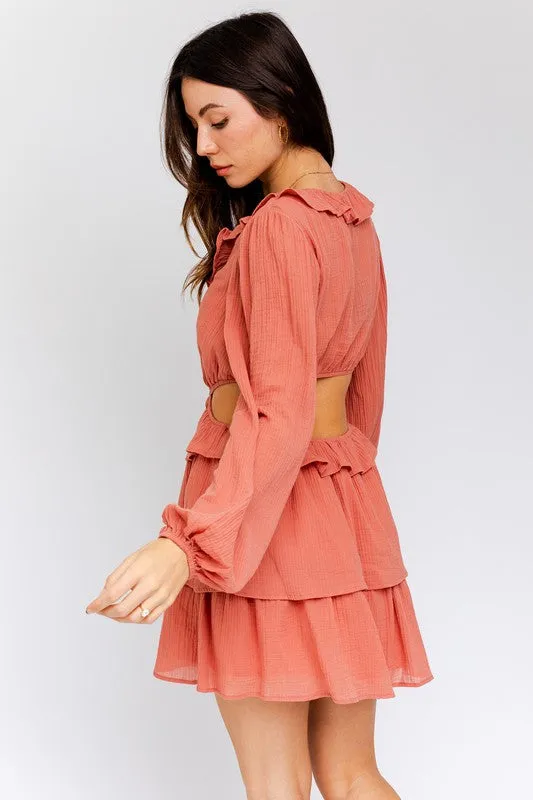 Bloom Ruffle Detail Dress