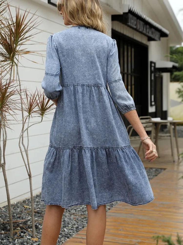 Casual Denim Dress