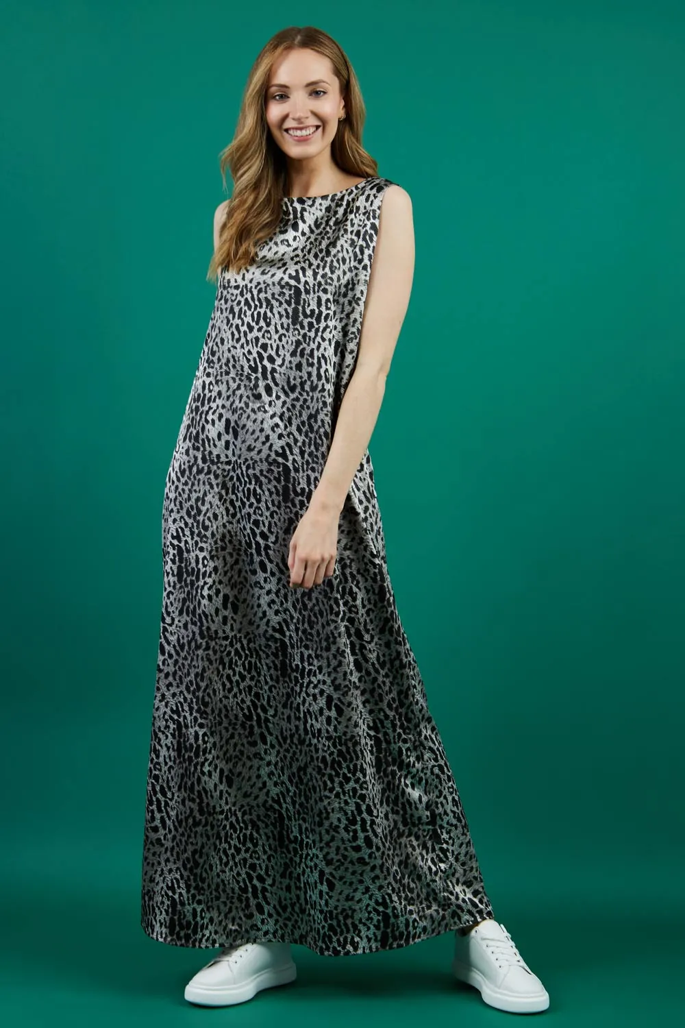 Corina Sleeveless Maxi Printed Dress