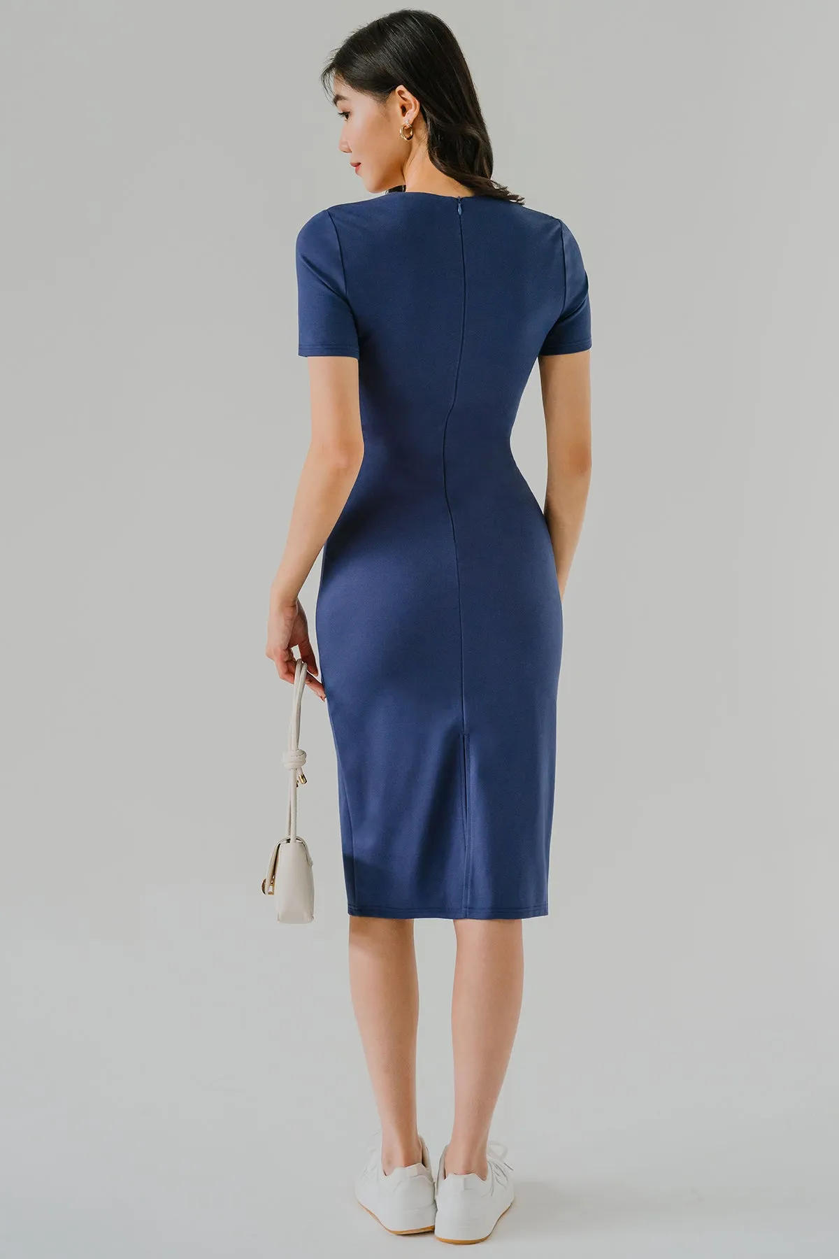 Dynamic Knotted Dress (Blue)