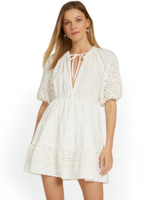 Emory Park Eyelet-Embroidered Mini Dress - Brands We Love