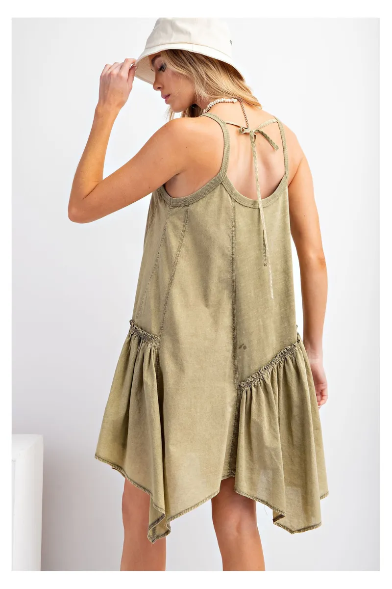 Faded Olive Charmed Dress