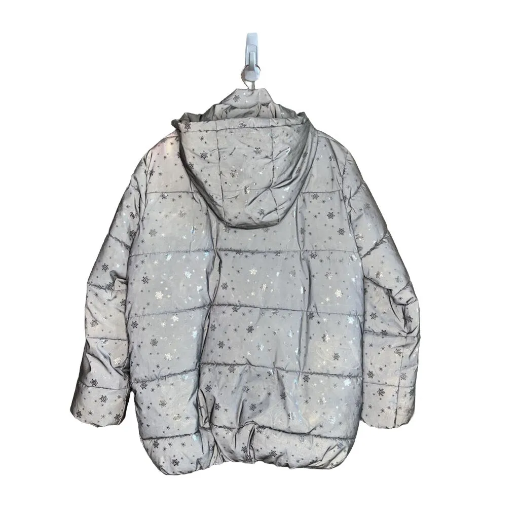 Hooded Reflective Puff Jacket