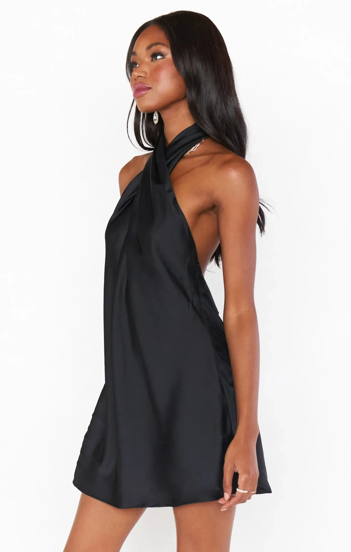 Jasmine Halter Stylish Mini Dress