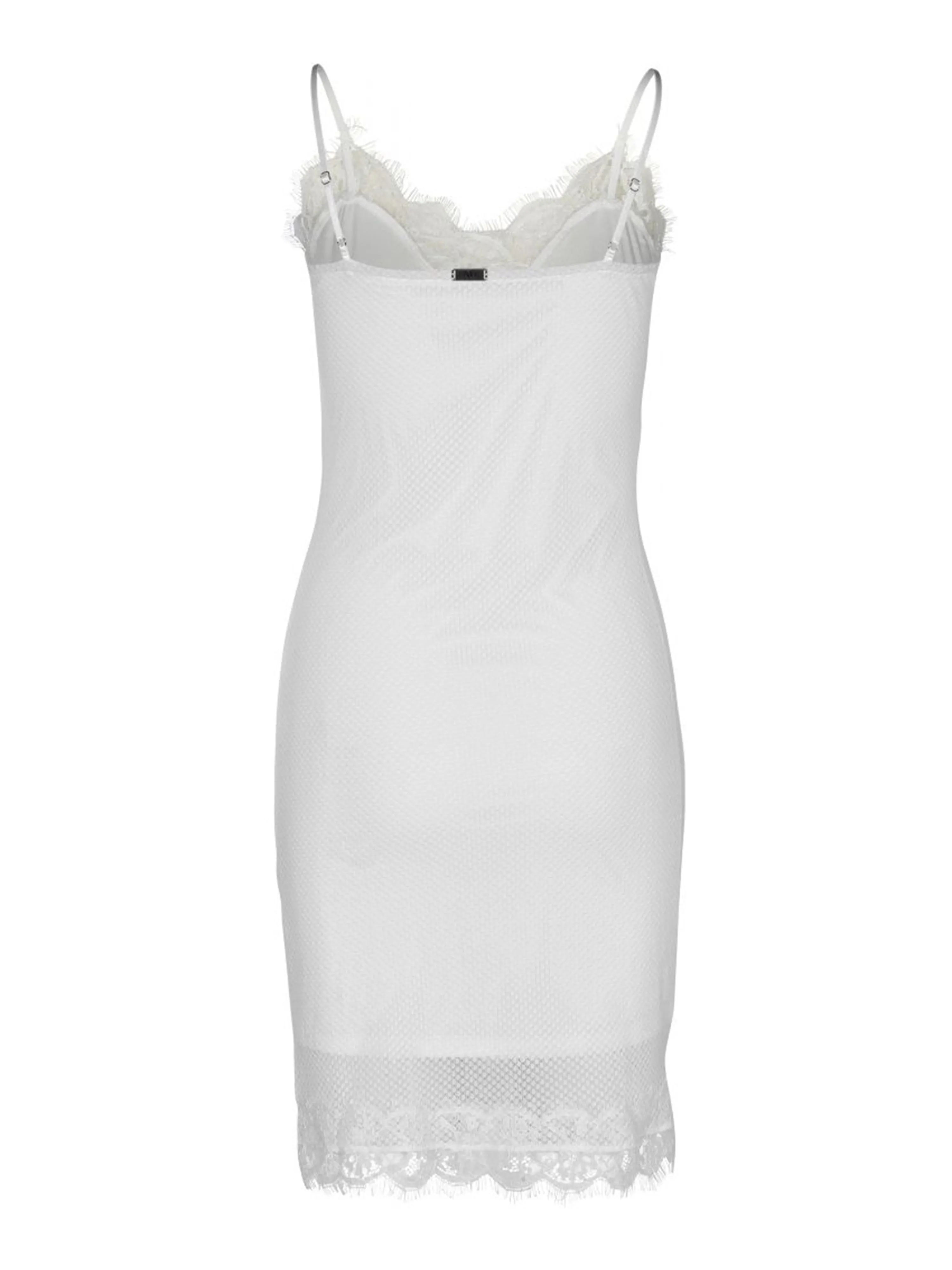 KAYA feminine lace dress - Creme