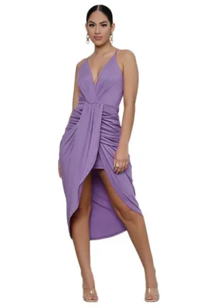 Lavender Sexy Maxi Dress