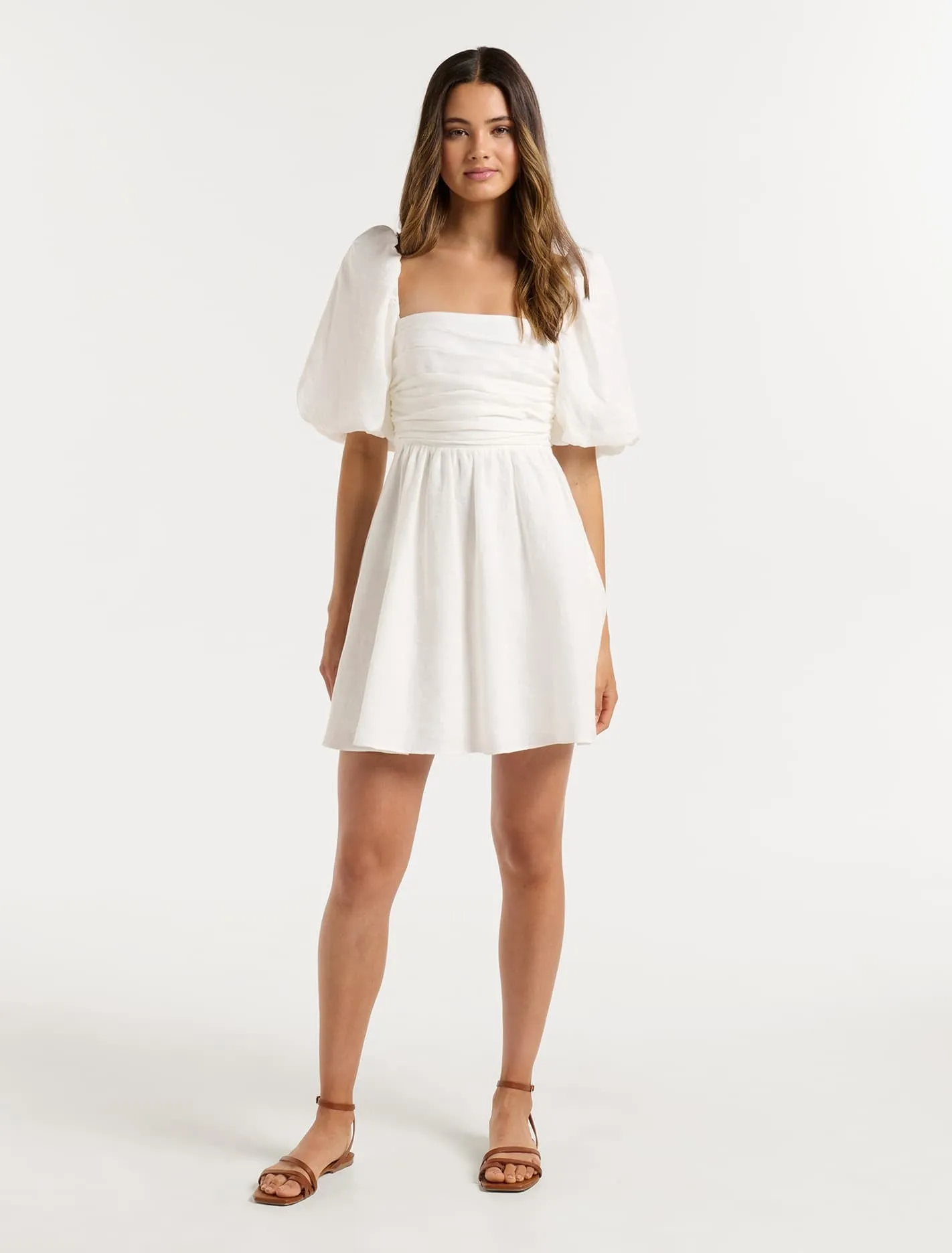 Liana Puff Sleeve Mini Dress