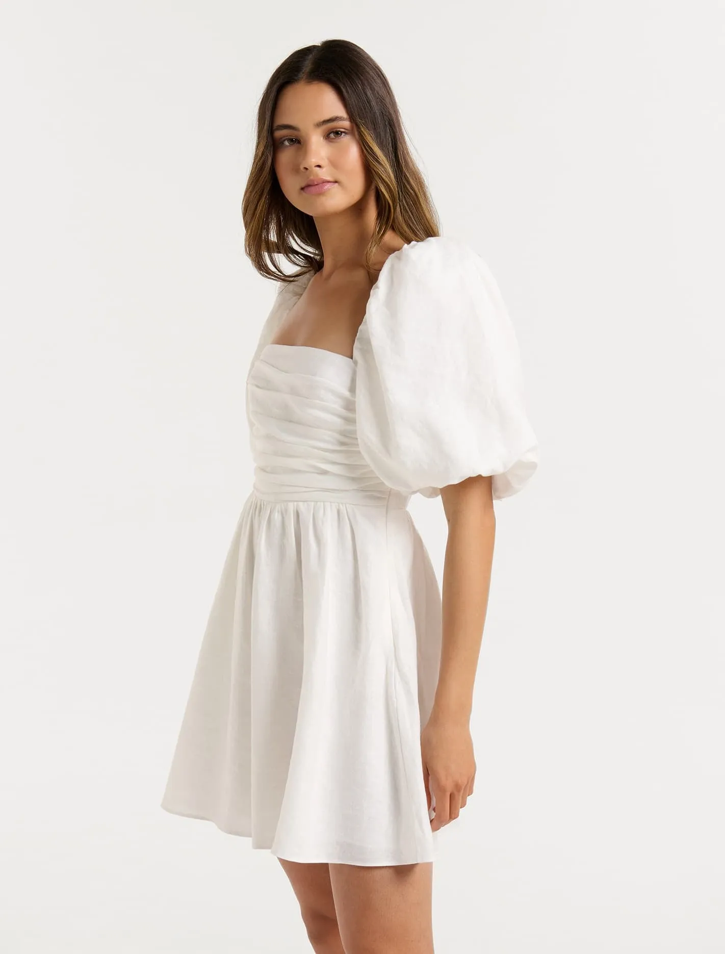 Liana Puff Sleeve Mini Dress