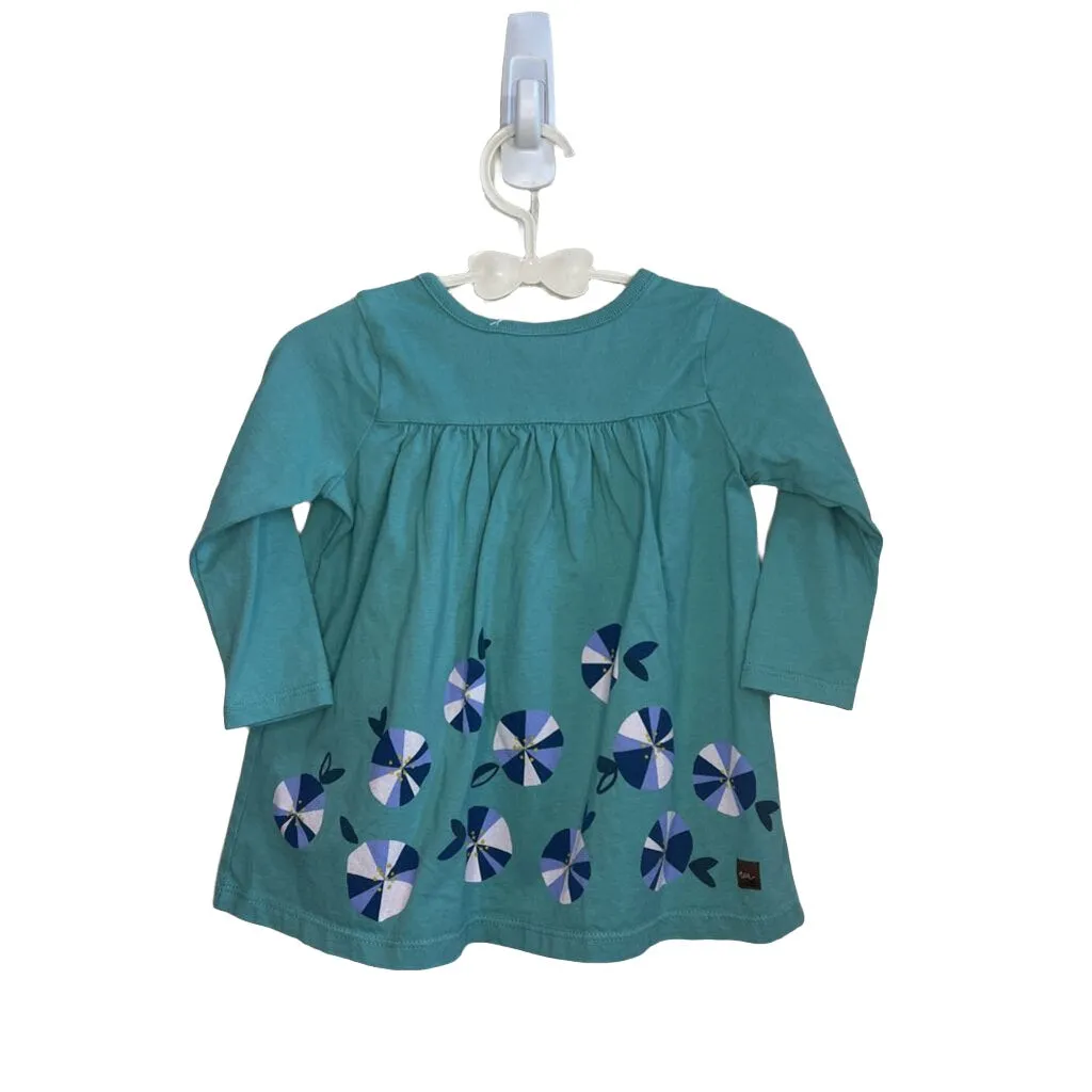 LS Cotton Dress / Flower Circles