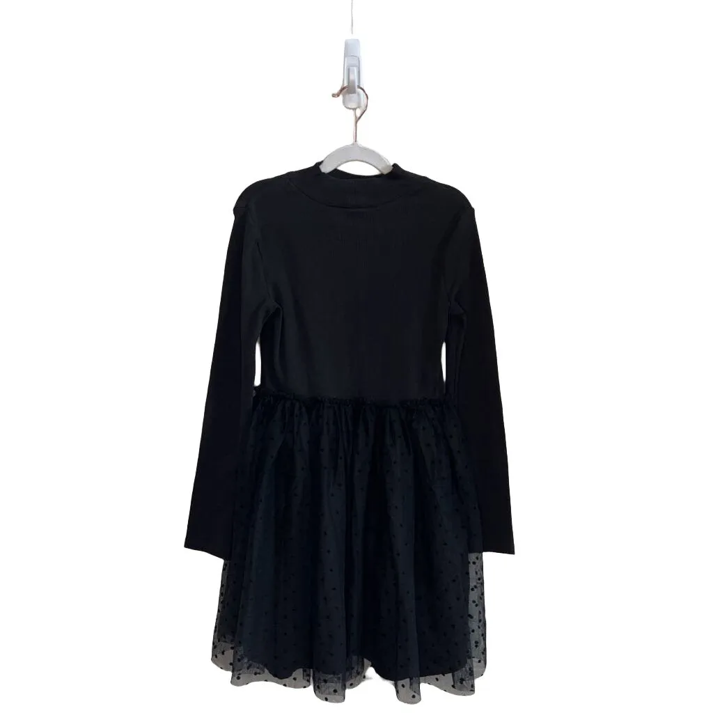 LS Sweater Dress with Tulle