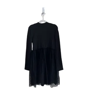 LS Sweater Dress with Tulle