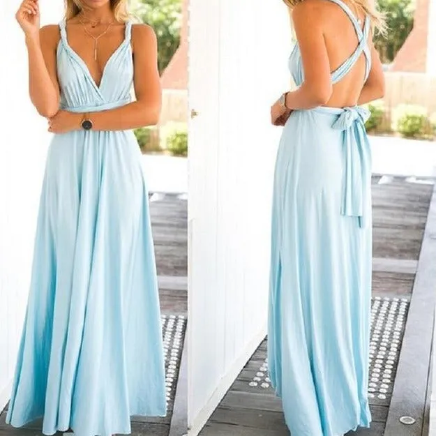 Multiway Wrap Maxi Gown