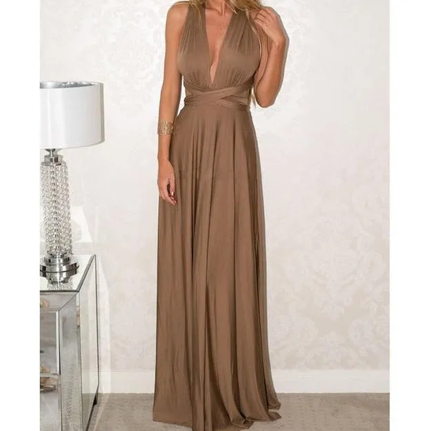 Multiway Wrap Maxi Gown