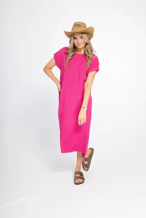 'My Everything' Dress - Hot Pink