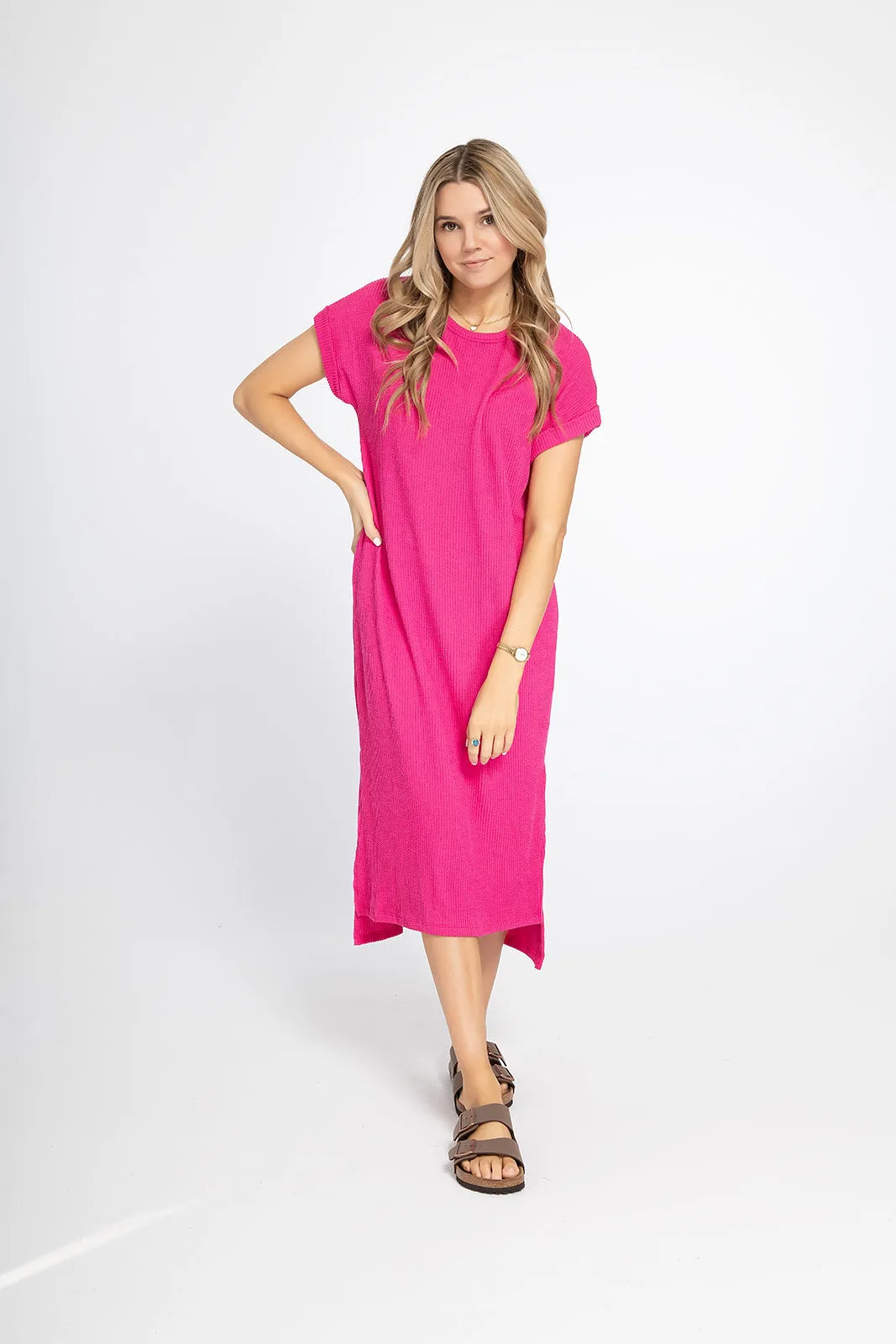 'My Everything' Dress - Hot Pink