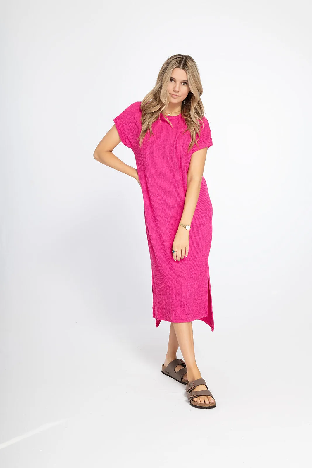 'My Everything' Dress - Hot Pink