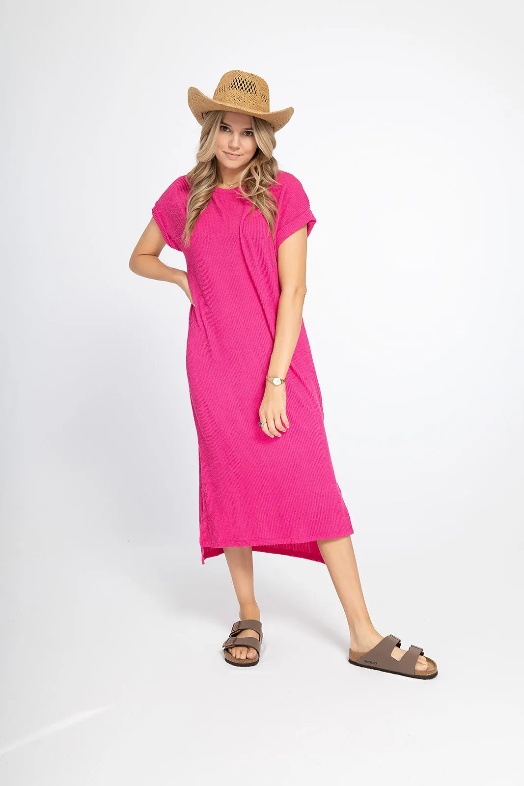 'My Everything' Dress - Hot Pink