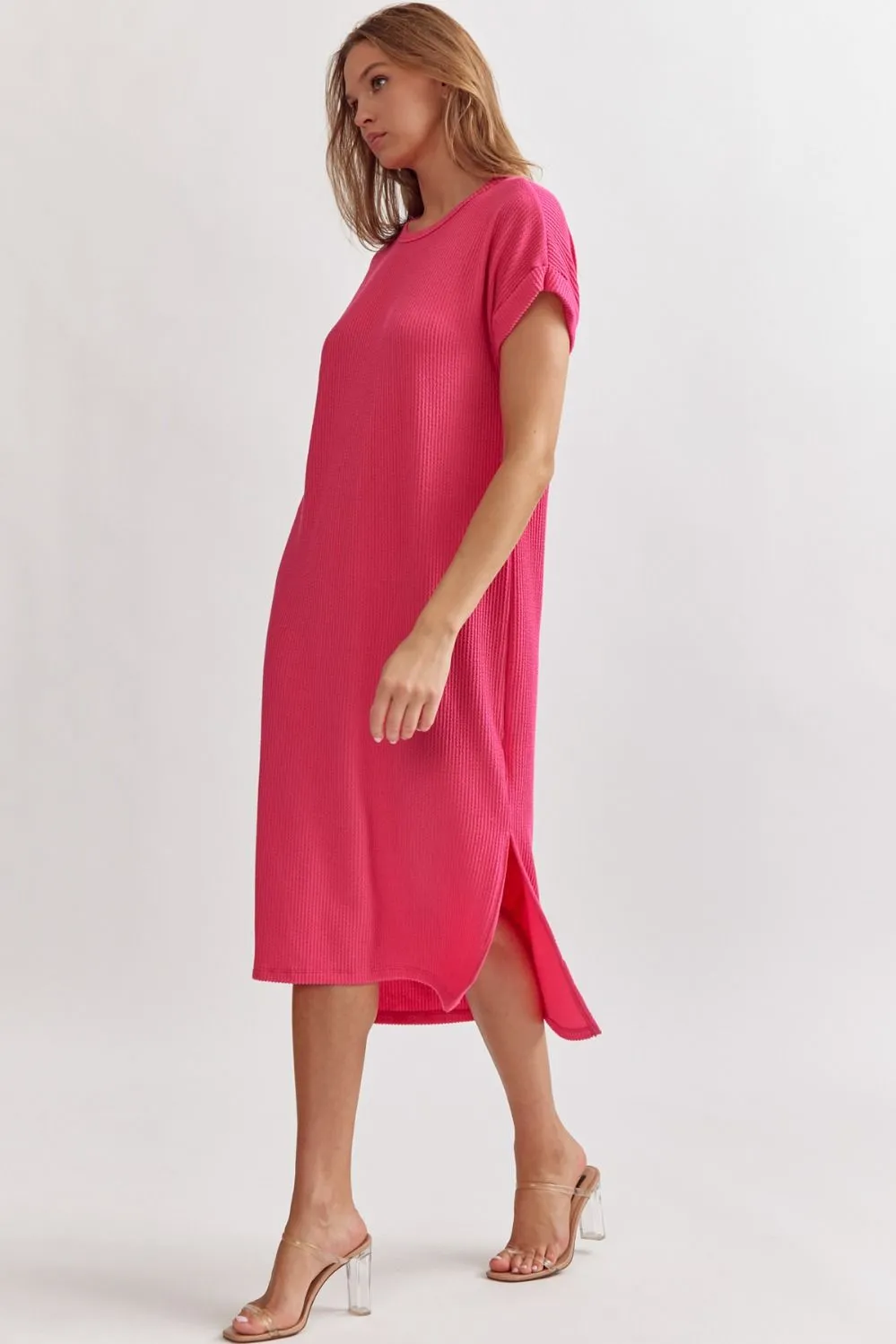 'My Everything' Dress - Hot Pink