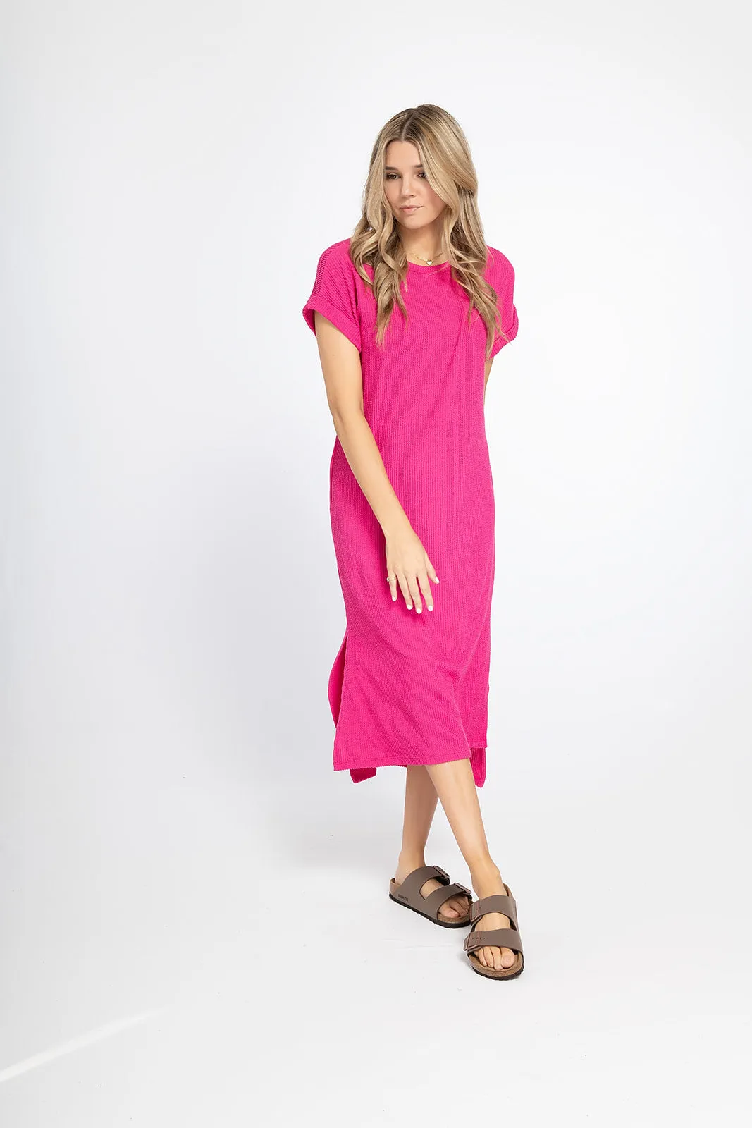 'My Everything' Dress - Hot Pink