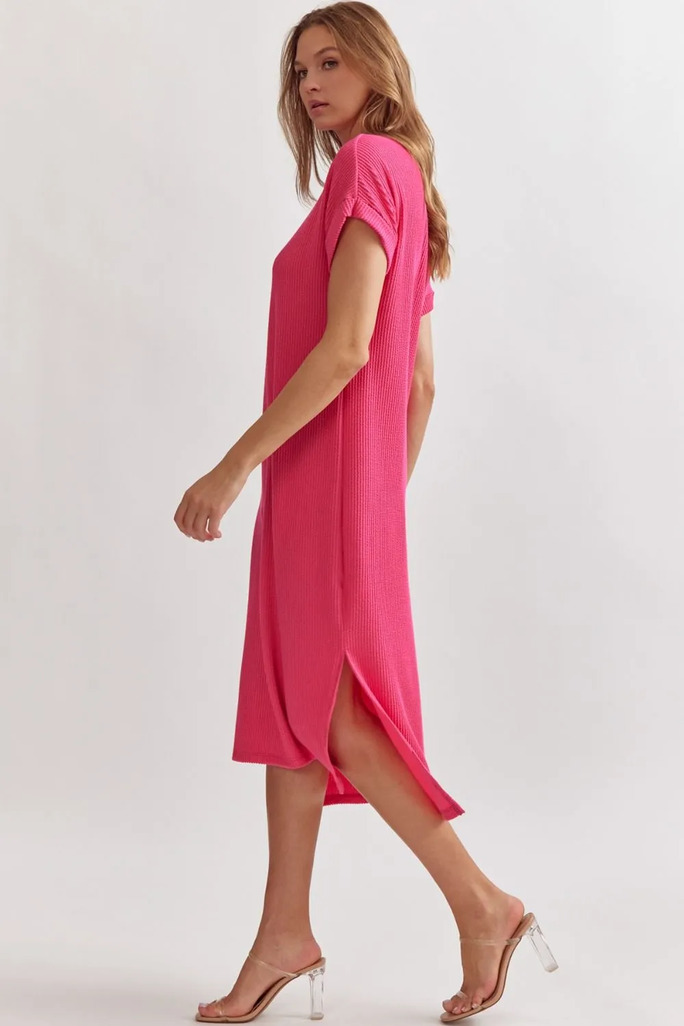 'My Everything' Dress - Hot Pink