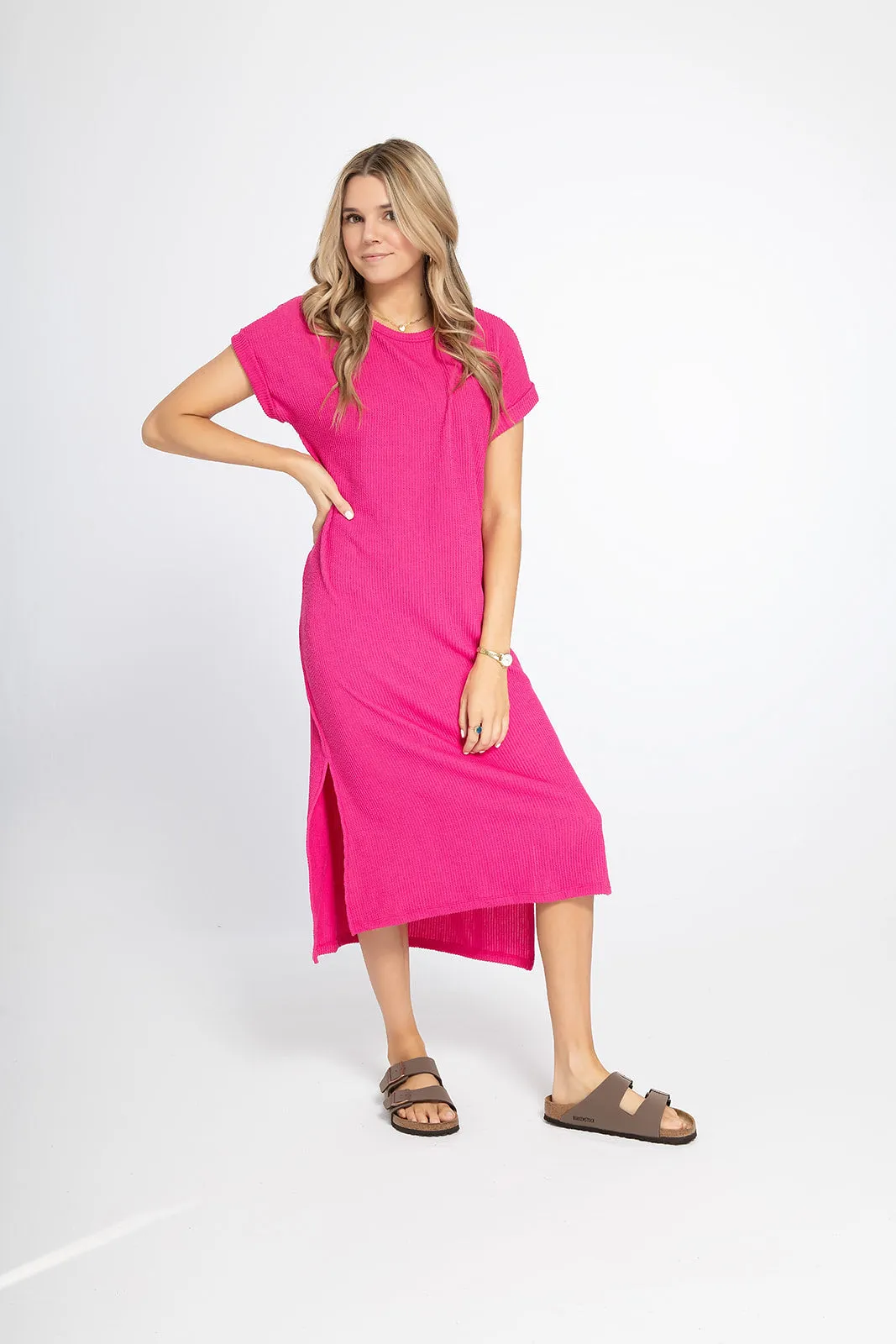 'My Everything' Dress - Hot Pink