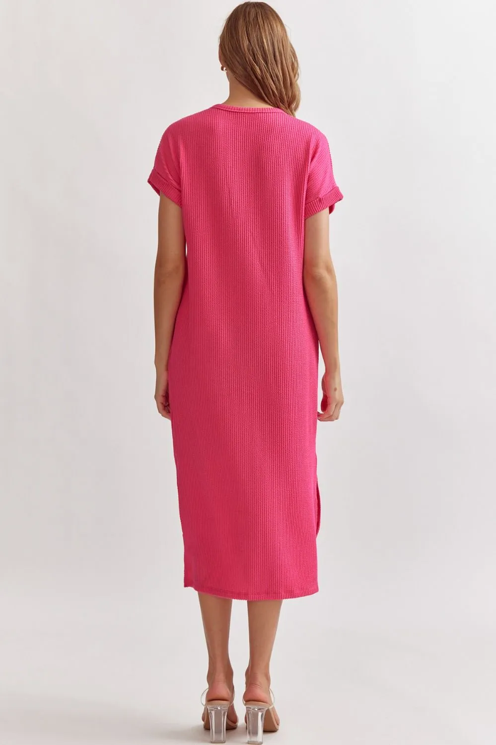 'My Everything' Dress - Hot Pink