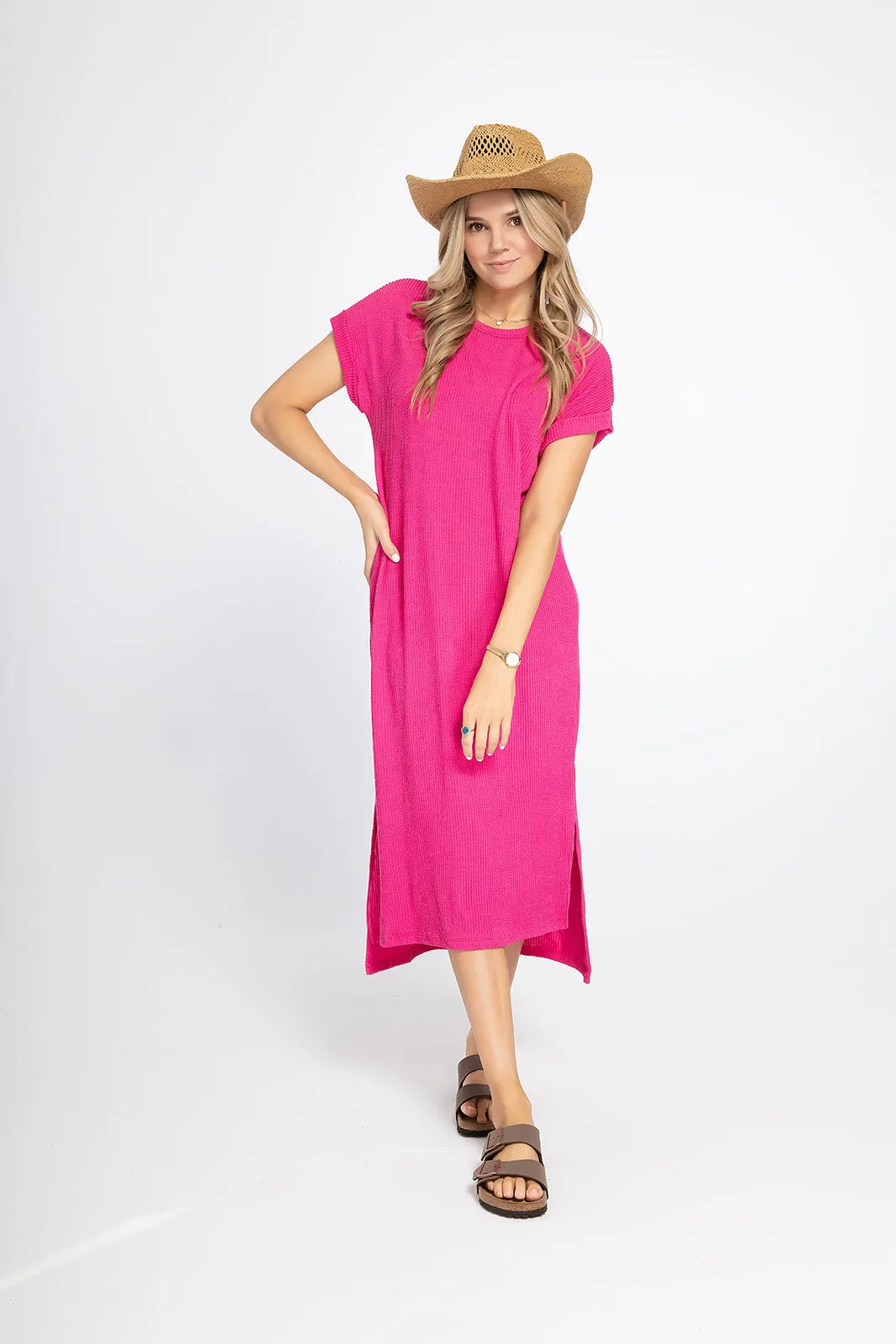 'My Everything' Dress - Hot Pink