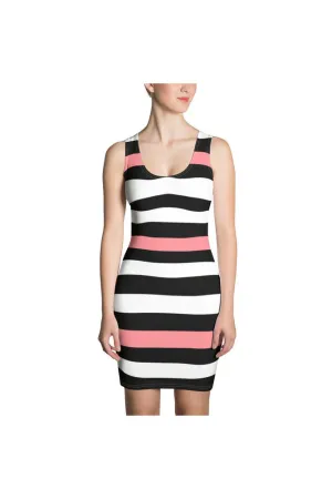 Pink-A-Boo Stripe Sublimation Cut & Sew Dress