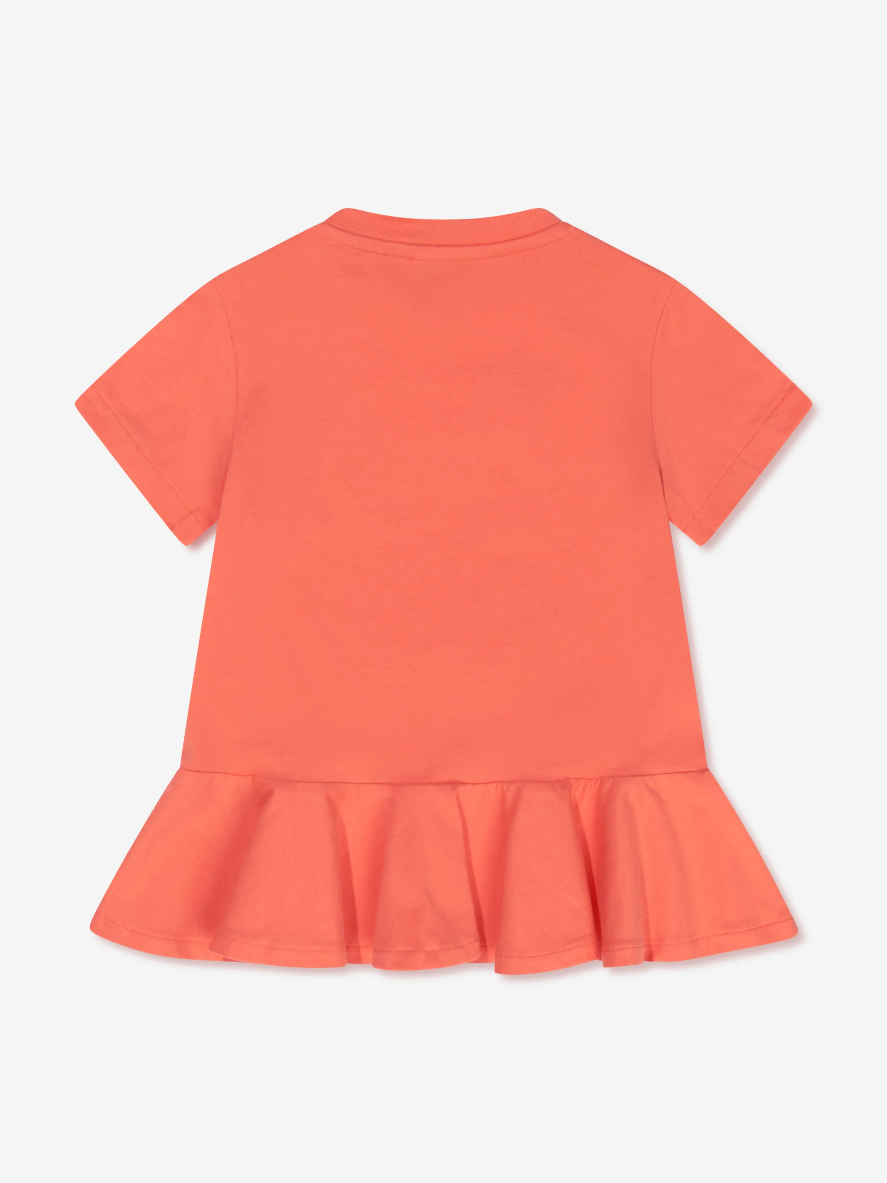 Pucci Baby Girls Logo Jersey Dress in Orange