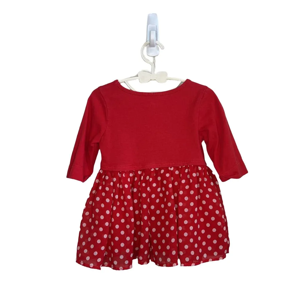 Qrt Sleeve Dress w Tulle Skirt / Minnie