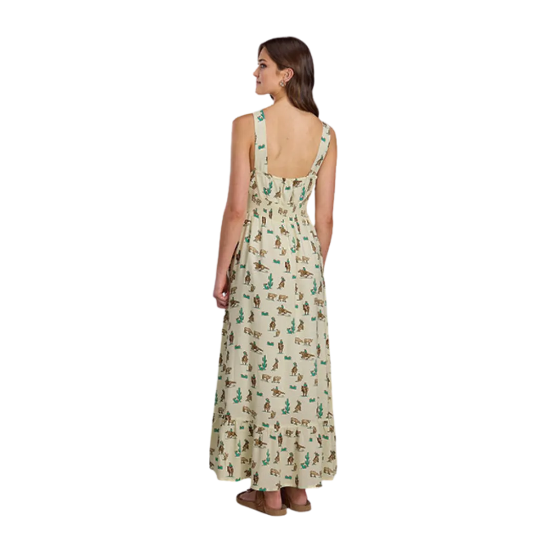 Roper Women's Printed Rayon Maxi Dress