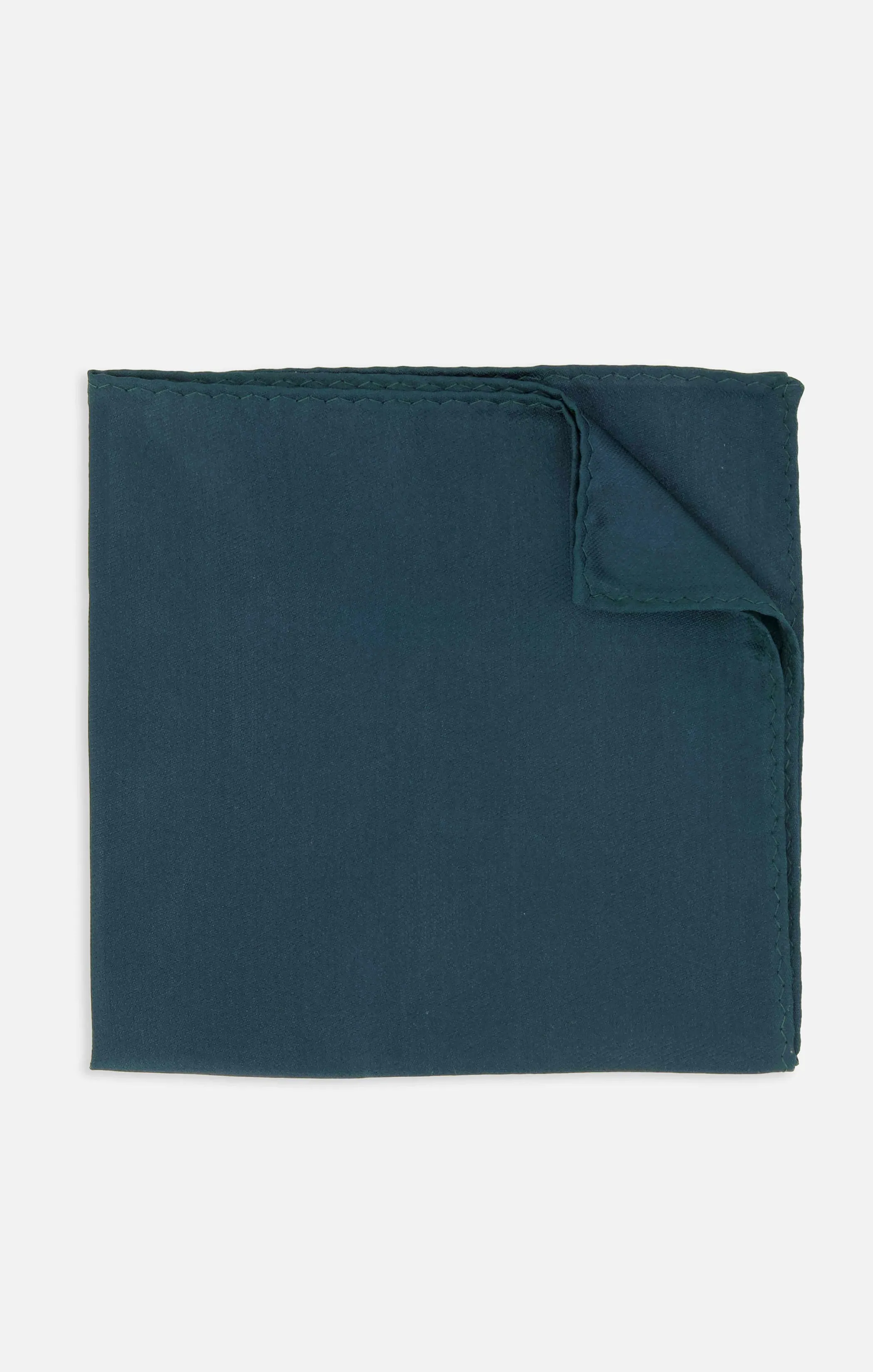 Sam Pocket Square ~ Emerald Green Solid