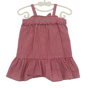 Sleeveless Gingham Check