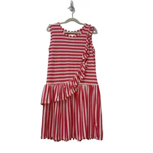 Sleeveless Knit Dress w/Stripes