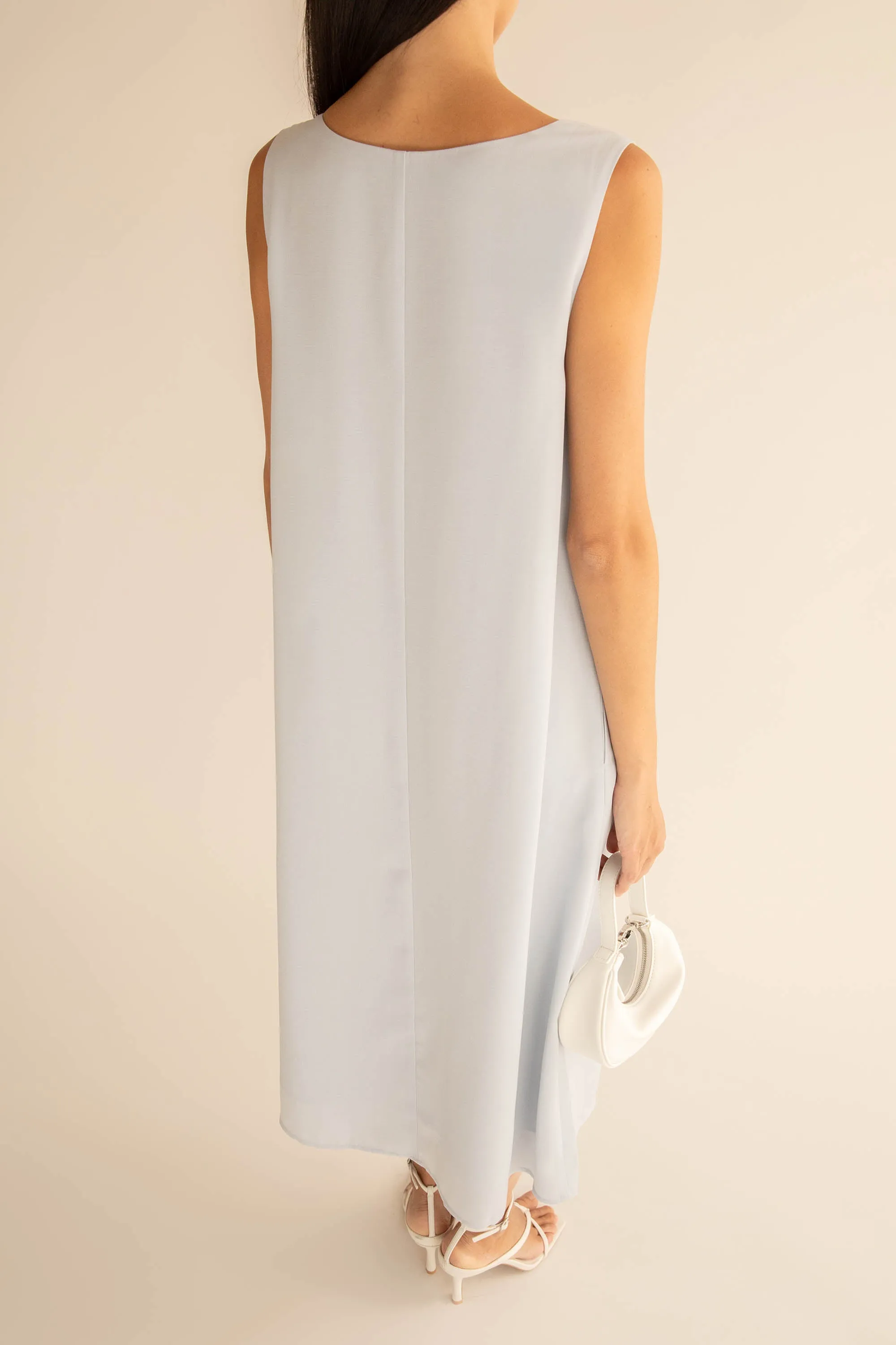 SLEEVELESS MIDI DRESS