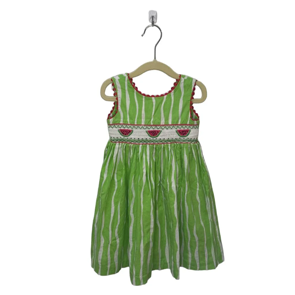 Sleeveless Smocked Dress / Watermelon