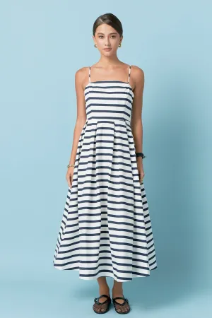 Striped Midi Dress