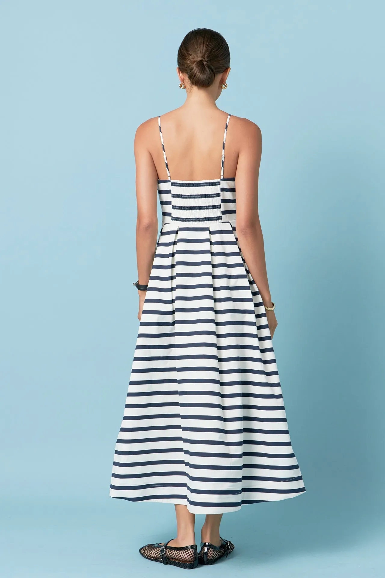 Striped Midi Dress