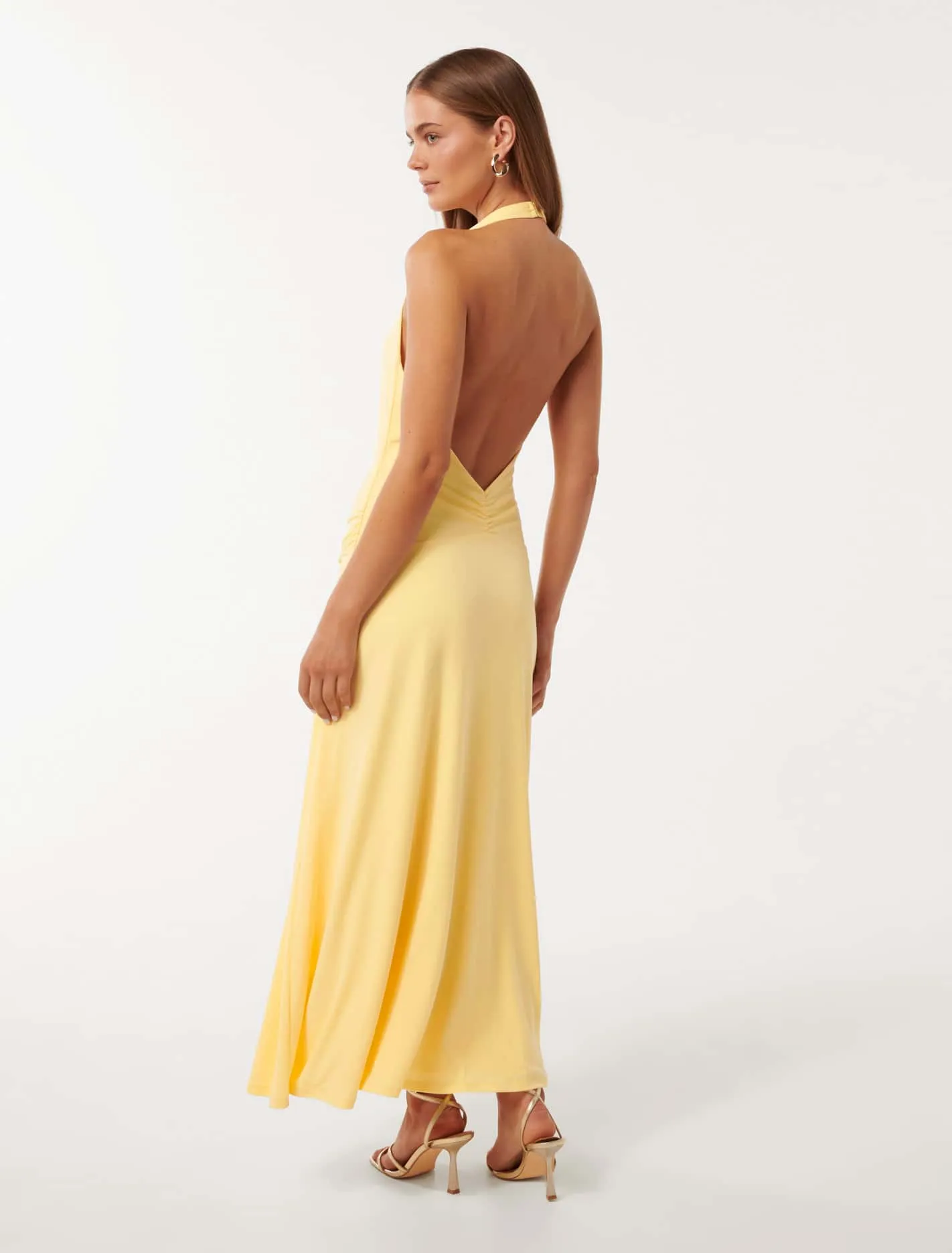 Summer Halter Low Back Dress