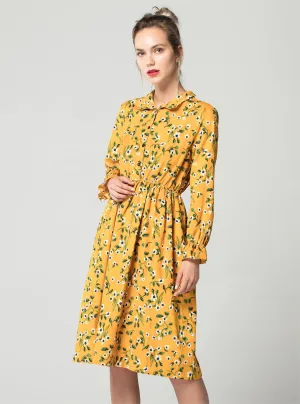 VenusFox Women Vintage  A-line Dress